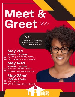 meet and greet flyer